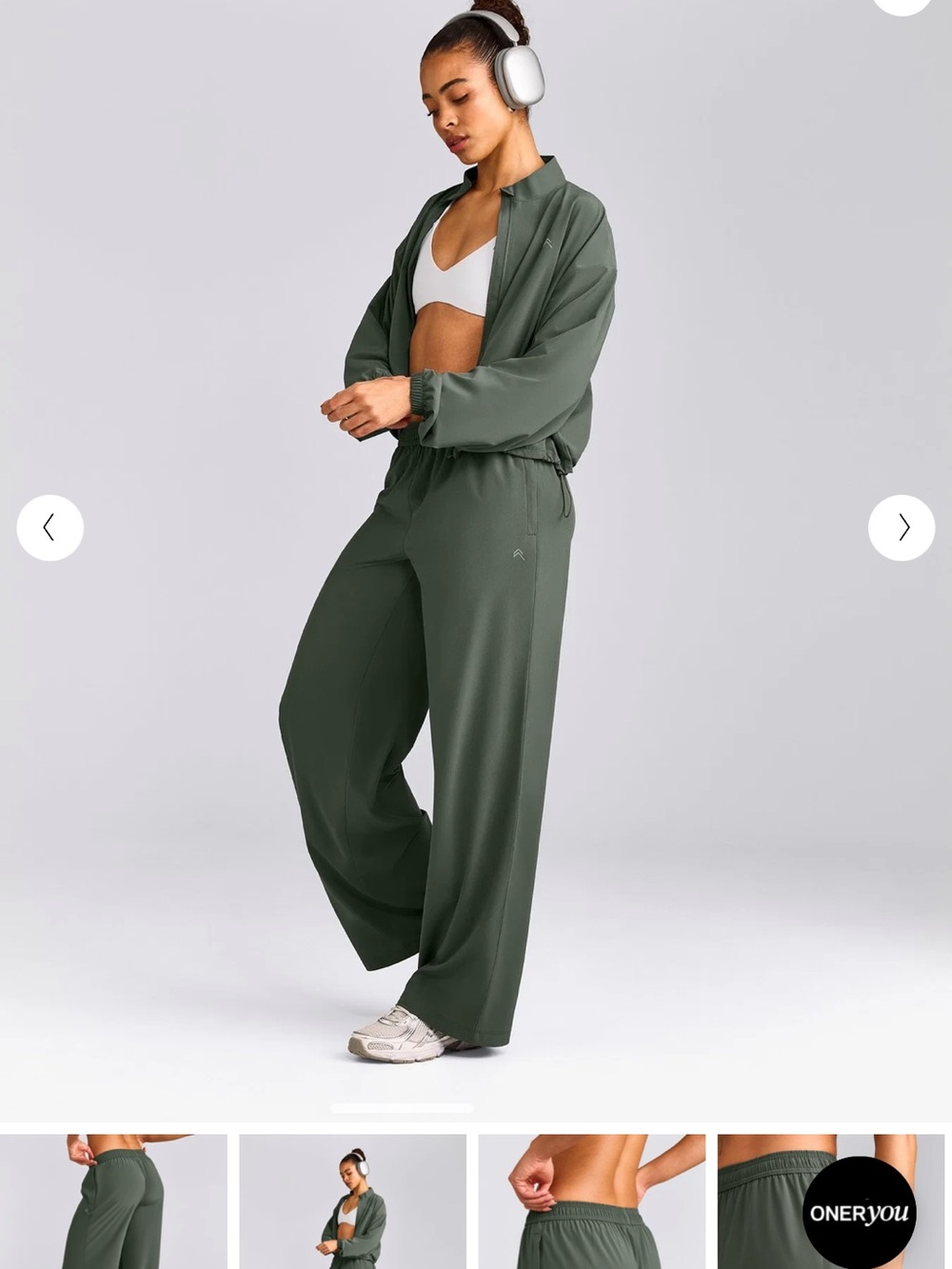 Oner Active khaki air move Track Pants short